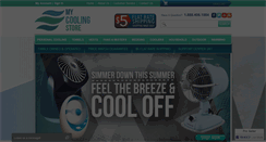 Desktop Screenshot of mycoolingstore.com